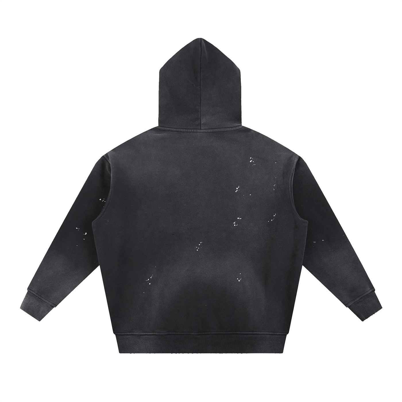 H&H Wings Vintage Washed Frayed Fleece Hoodie